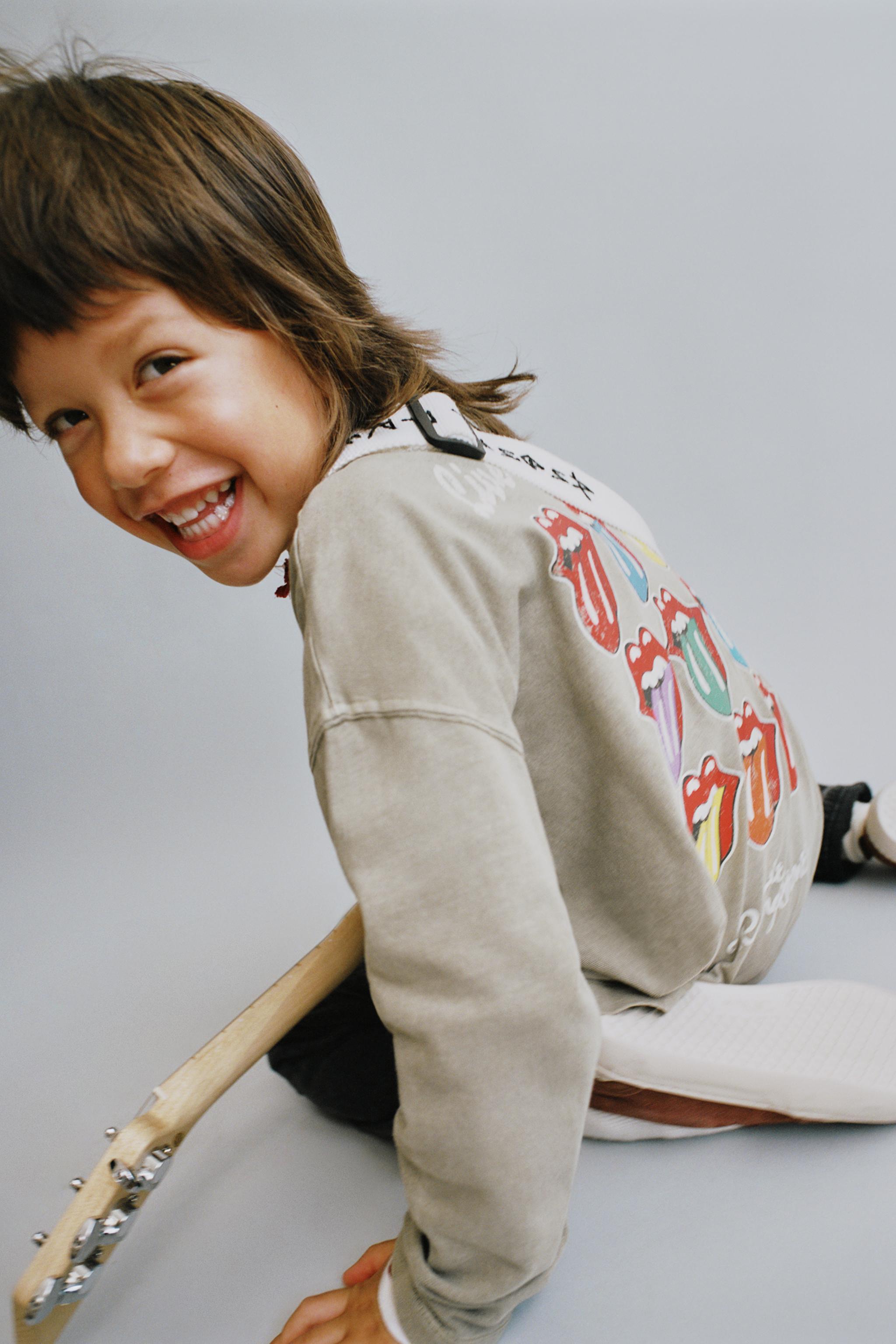 WASHED EFFECT ROLLING STONES © T-SHIRT